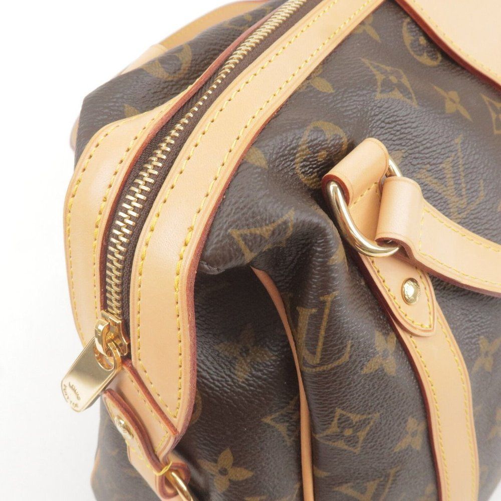 Stresa PM Monogram Canvas Shoulder Bag - Picture 8 of 11